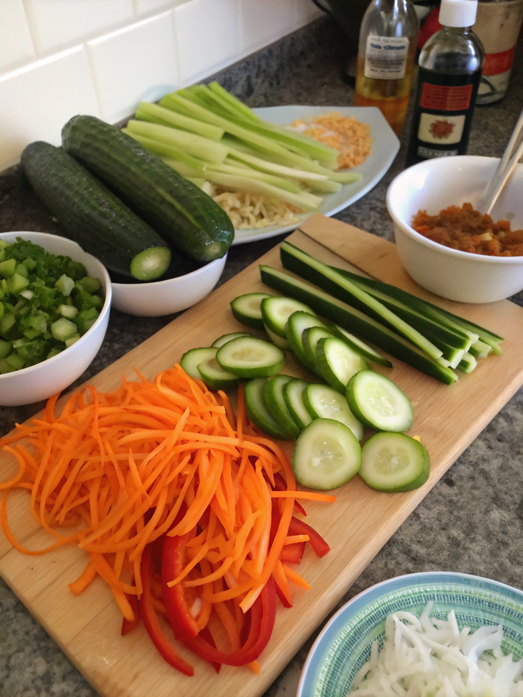 Asian Cucumber Salad Ingredients