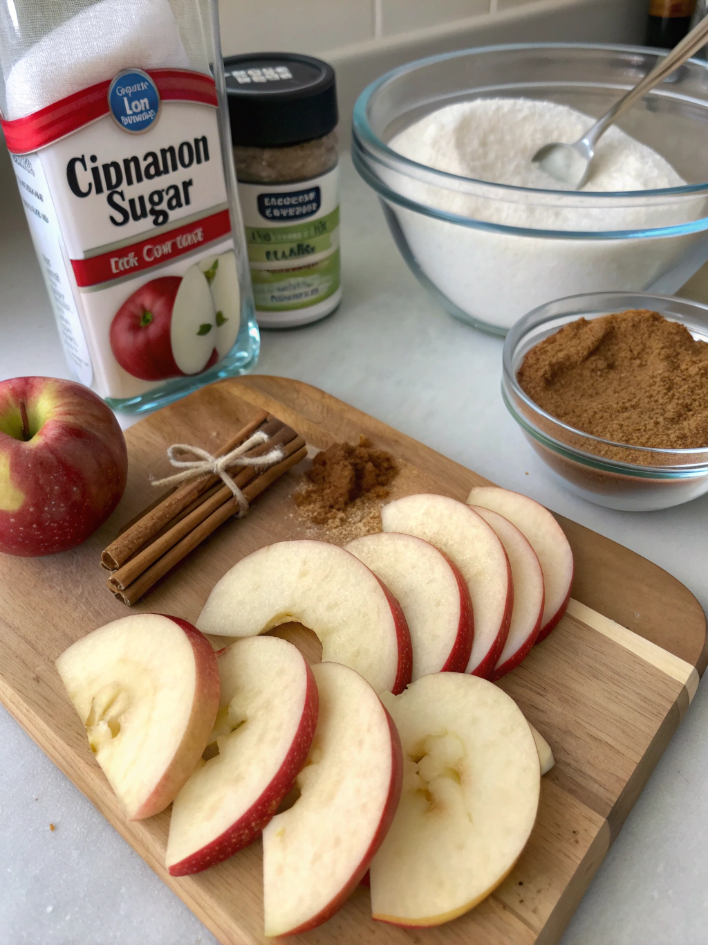 Cinnamon Sugar Apple Chips Ingredients