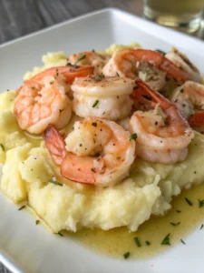 Garlic Shrimp on Buttery Mashed Potatoesingredients