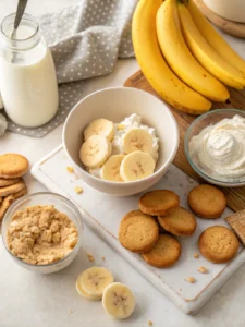 dreamy banana pudding cookiesingredients